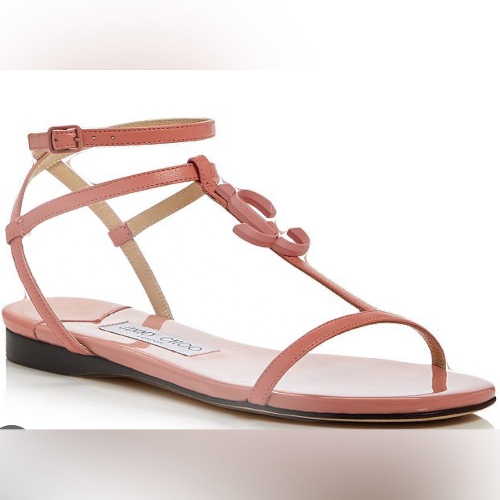 Jimmy Choo Alodie Sandals in Sunset Peach size 36.5